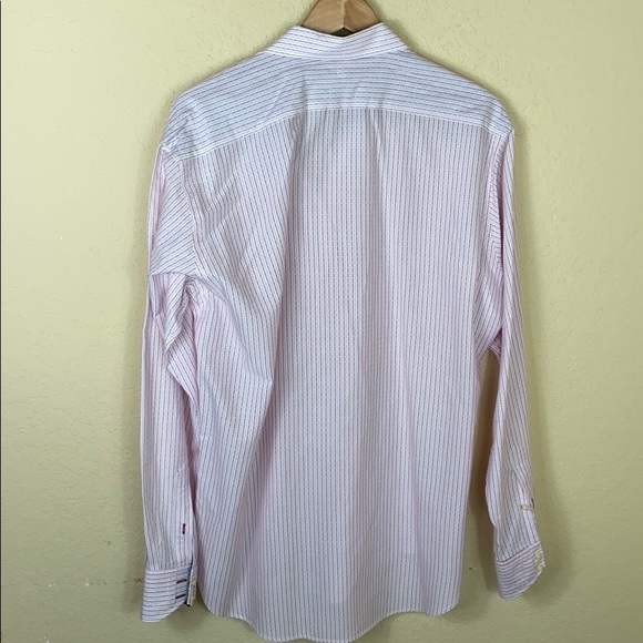 Thomas Dean button down flip cuff shirt L - Picture 7 of 7